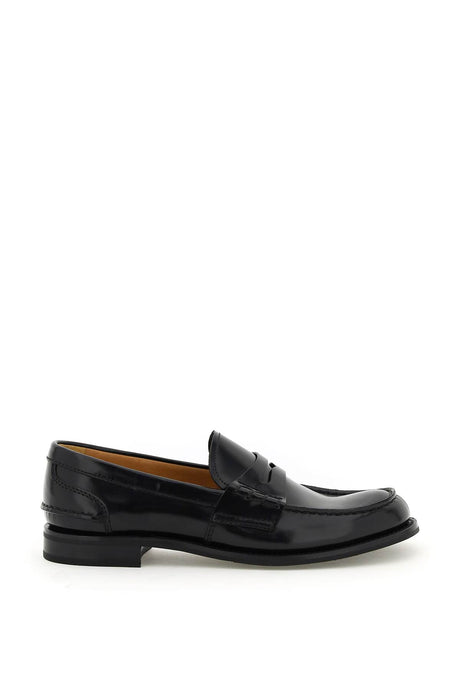 CHURCH'S Contemporary Elegance with Polished Leather Loafers