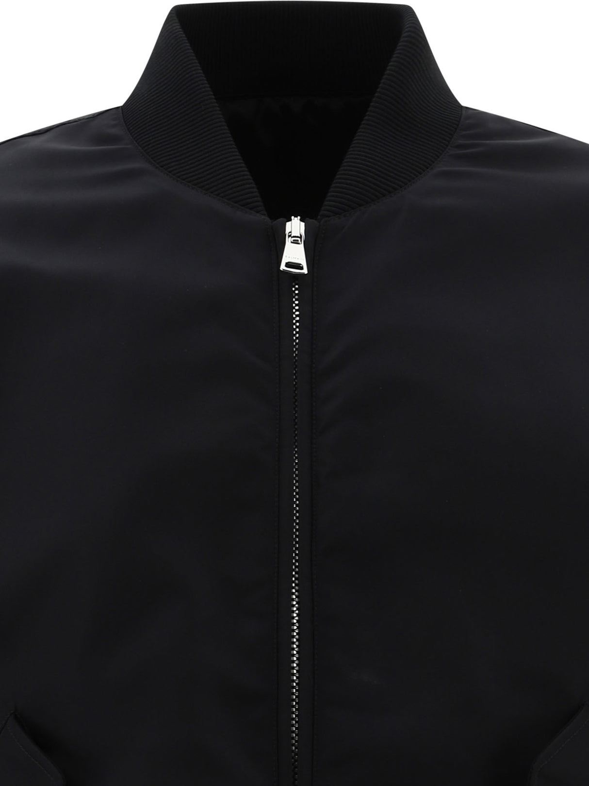 BOMBER JACKET WITH BALMAIN SIGNATURE Embroidered ON THE BACK