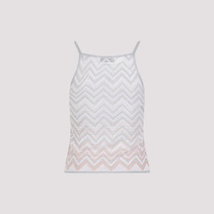 Pink & Purple Missoni Viscose Top for Women - SS24 Collection