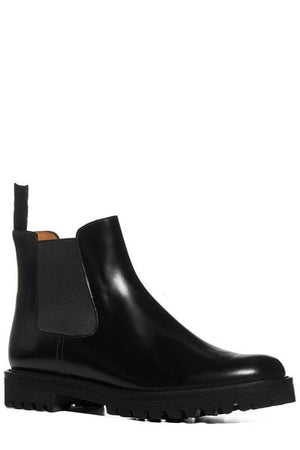 CHURCH'S Premium Leather Chelsea Boots for Women - Black | FW21