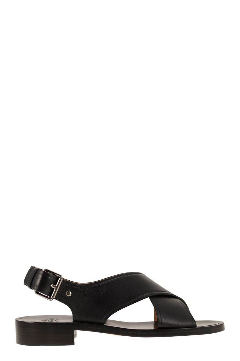 CHURCH'S Contemporary Women's Sandal with Silver Buckle Closure