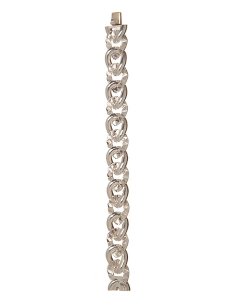 LEONY Sleek Silver Bracelet for Men in 100% Pure 925 Silver