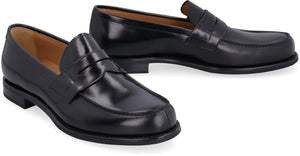简约时尚，手工制作的耐用黑色小牛皮男士休闲鞋