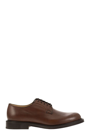 CHURCH'S Exquisite Artisanal Leather Derby Dress Shoes for Men