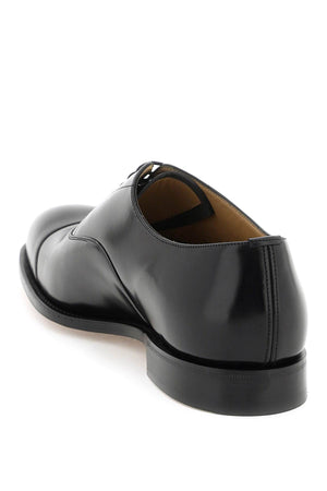 黑色男士毛皮鞋，来自FW23系列