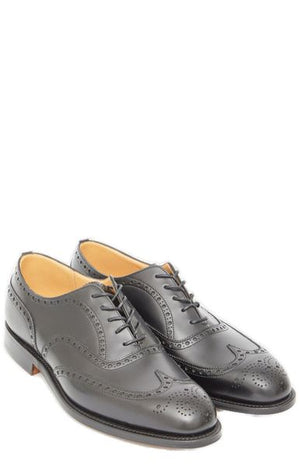 CHURCH'S Black Calfskin Chetwynd Oxford Shoes for Men