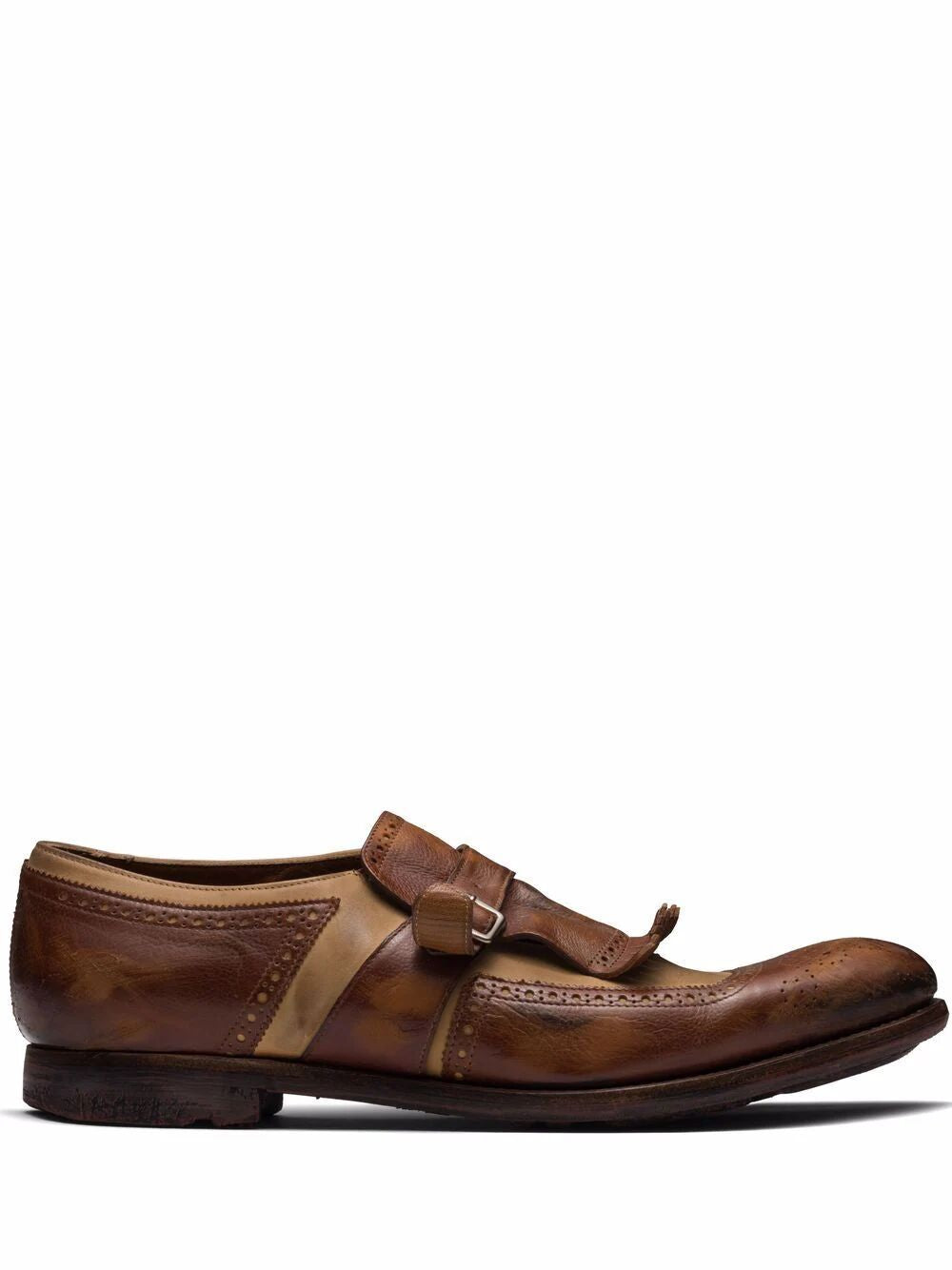 经典棕色男士皮革单鞋-SS24系列