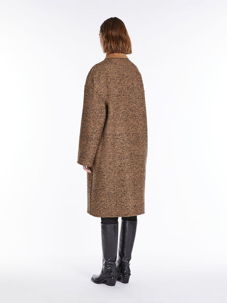 MAX MARA Luxurious Reversible Camel and Wool Jacket for Women