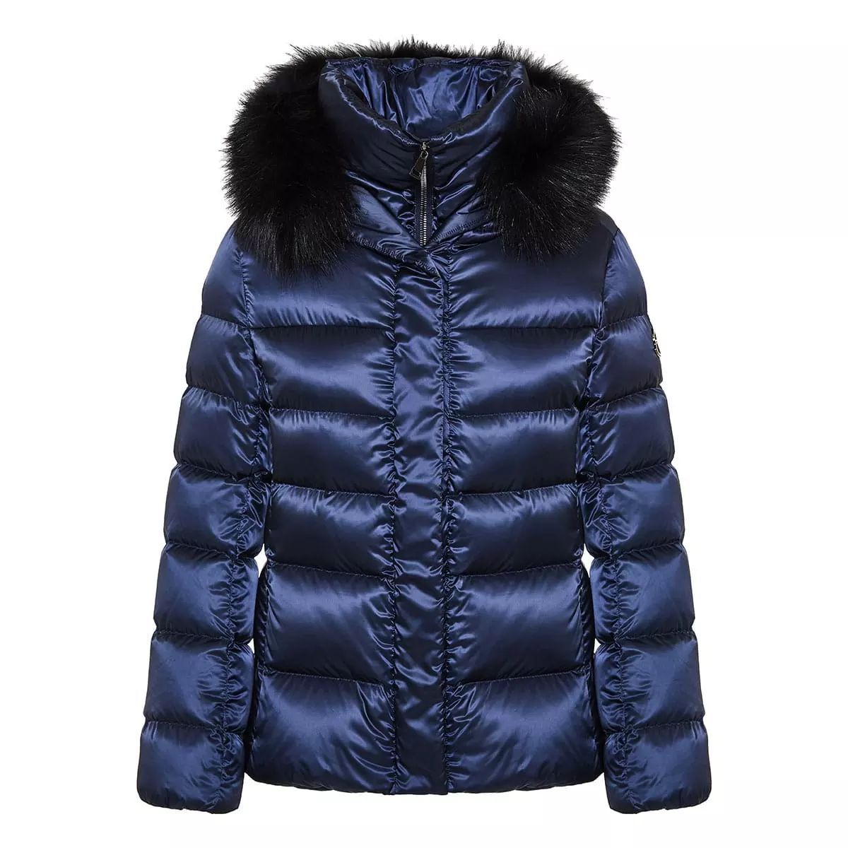 MONCLER Navy Blue Carryover Outerwear for Women - Classic Design