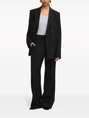 AMI PARIS Stylish and Sophisticated Women's American-Inspired Black Coat for the SS24 Season