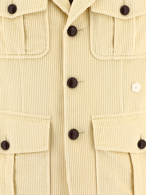 男士米色灯芯绒西装外套 - 2023 秋冬 - 正常版型