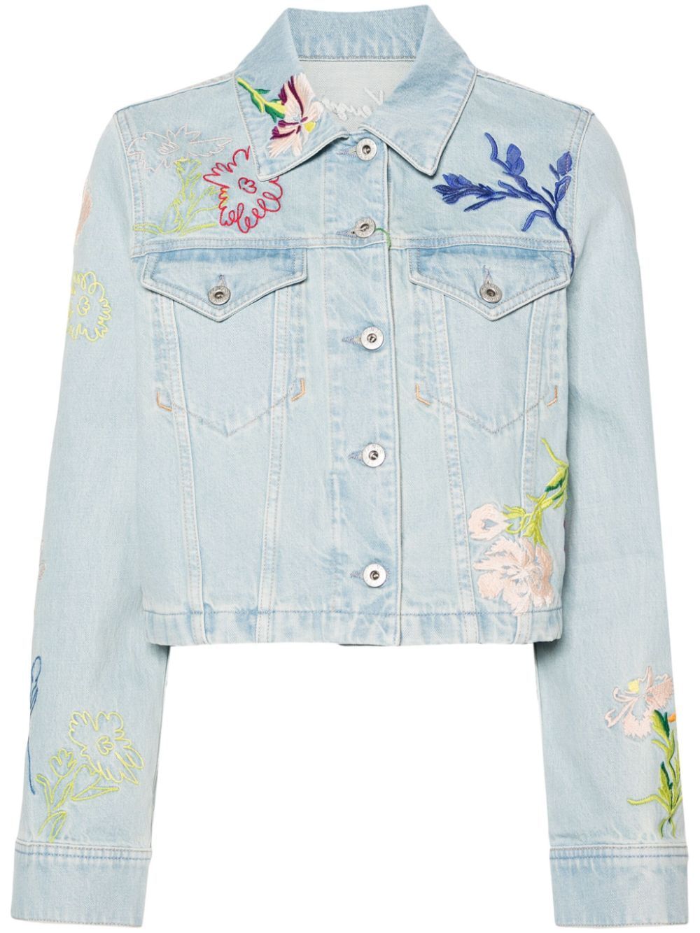 KENZO Teal Denim Jacket for Women - SS24 Collection