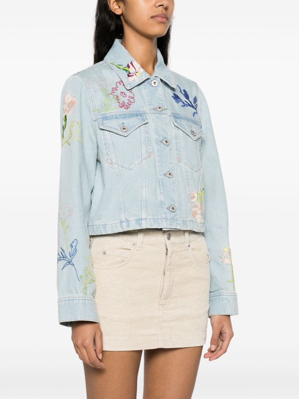KENZO Teal Denim Jacket for Women - SS24 Collection