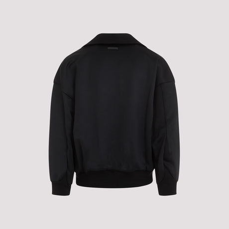 FEAR OF GOD Black Striped Track Jacket for Men - SS24 Collection