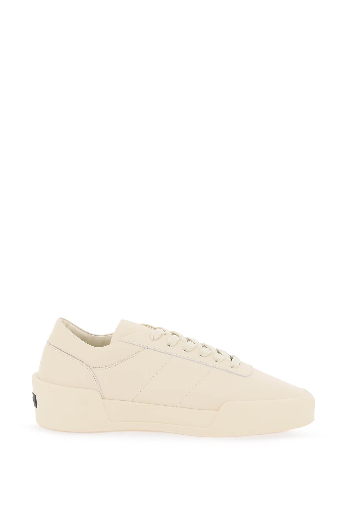 FEAR OF GOD Men's Low Top Leather Aerobic Sneakers in White for SS24