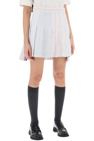 THOM BROWNE Fun and Flirty Striped Mini Skirt for Women
