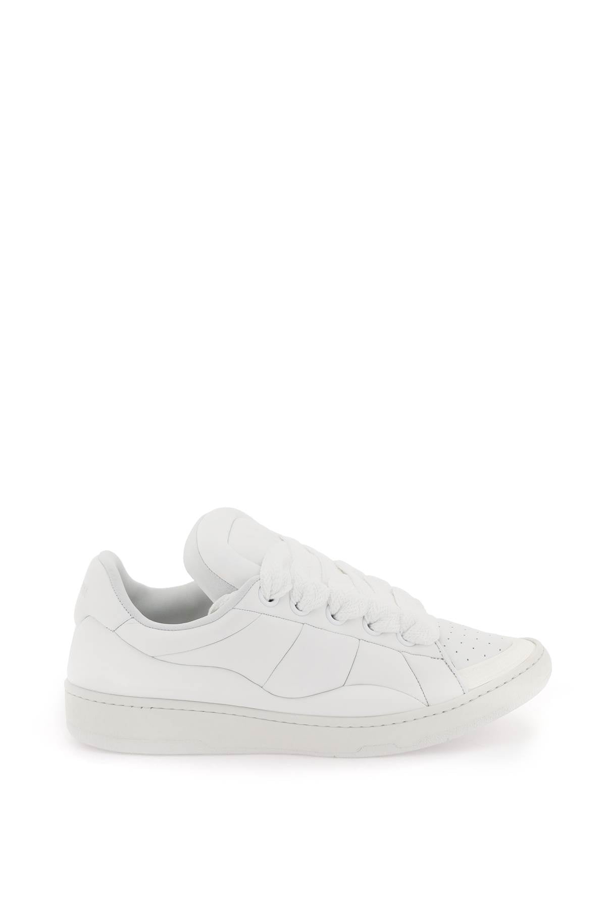 LANVIN Men's White Curb Sneakers for FW24