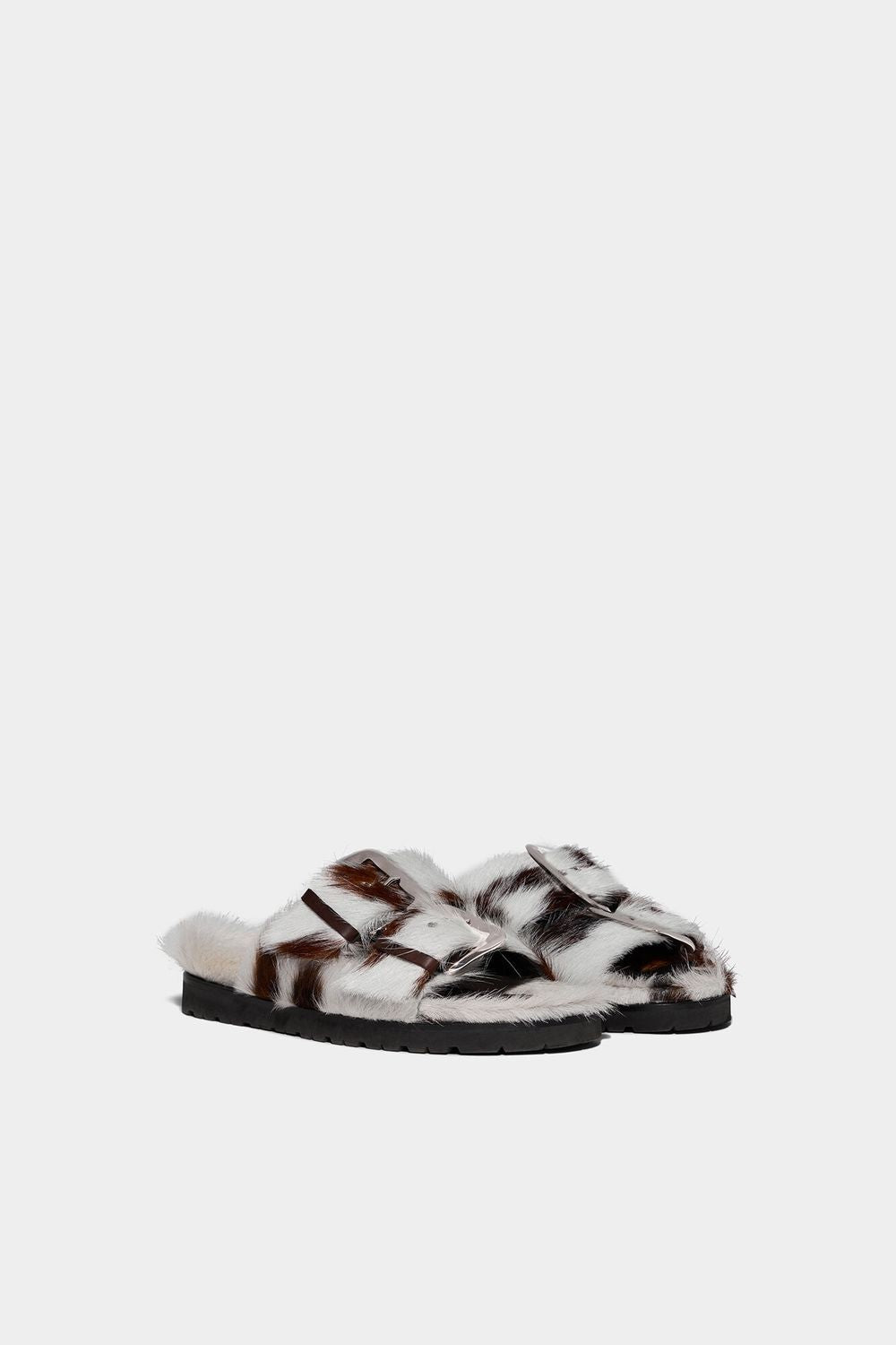 DSQUARED2 ROCK YOUR ROAD FLAT SANDALS