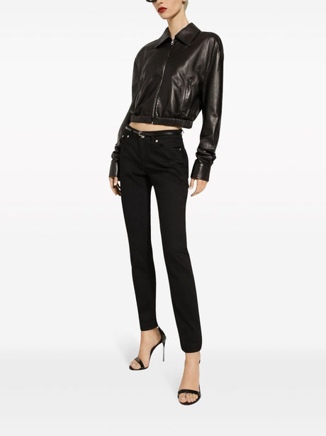 Women's SS24 Cotton Jeans in S9001 by DOLCE & GABBANA