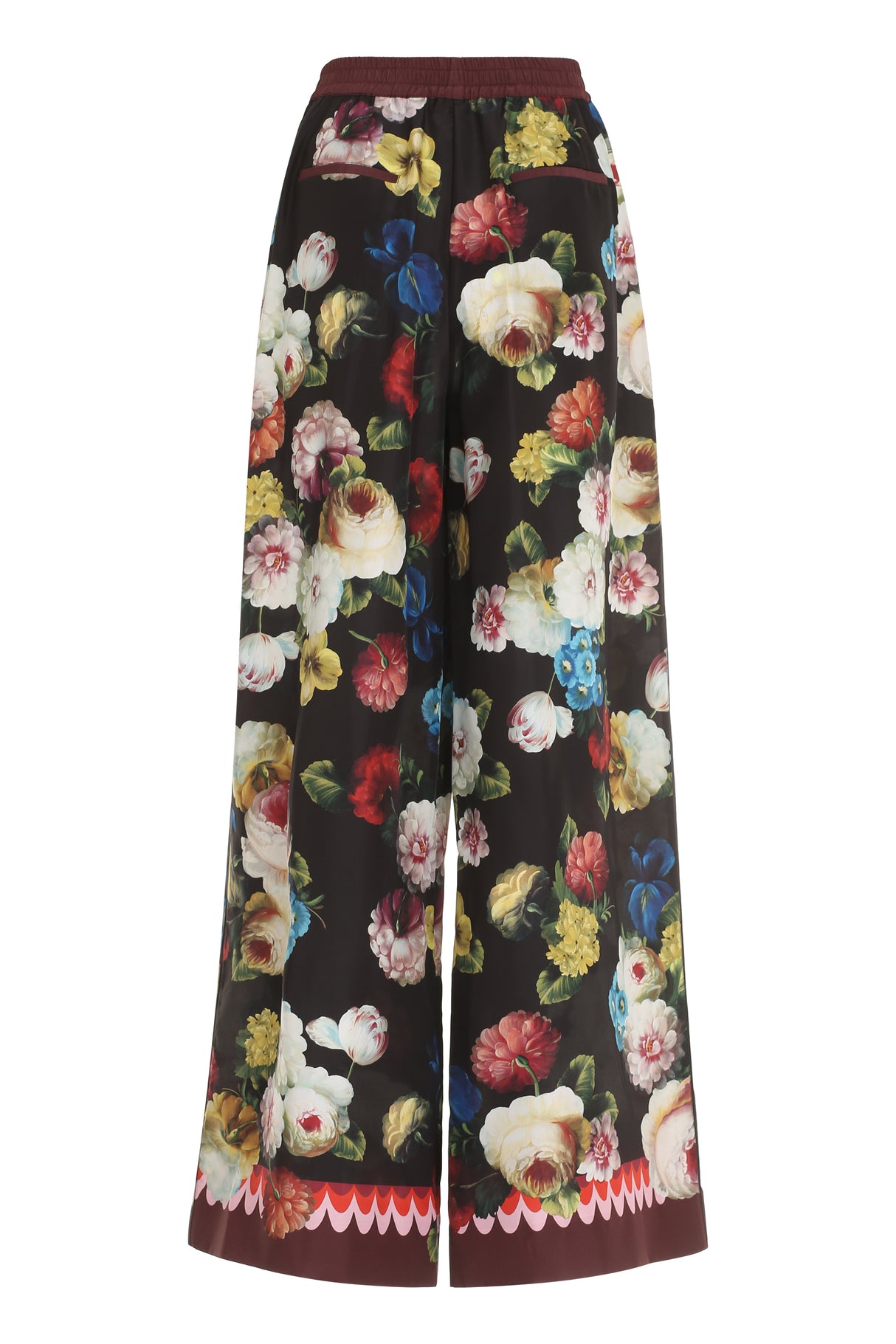 DOLCE & GABBANA Floral Print Silk Pants for Women