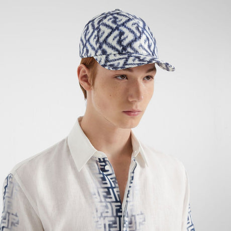 FENDI Sleek and Stylish Baseball Silk Cap for Men