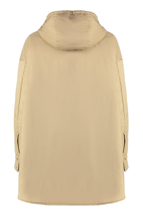 HERNO Beige Techno Fabric Jacket for Women - SS24 Collection