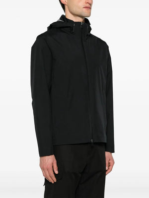 HERNO Men's Black Laminar Gore-Tex Jacket | Lightweight, Breathable, and Waterproof