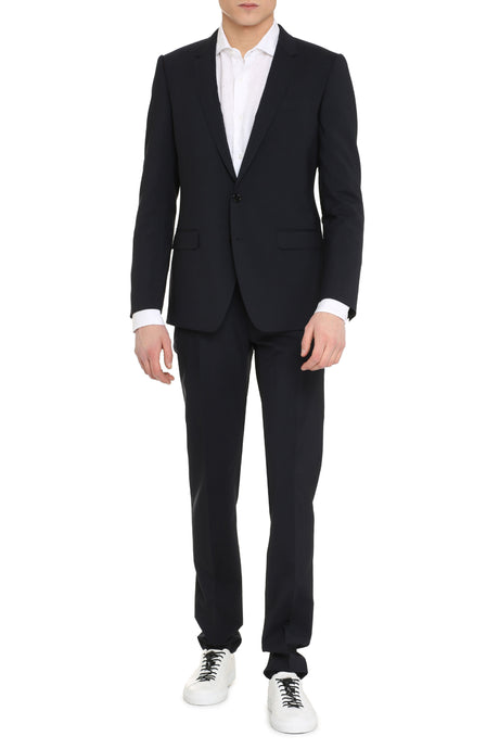 DOLCE & GABBANA Men's Blue Two Piece Suit - Classic Elegance for Any Occasion