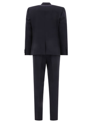 DOLCE & GABBANA Luxurious Blue Three-Piece Suit for Men - SS24