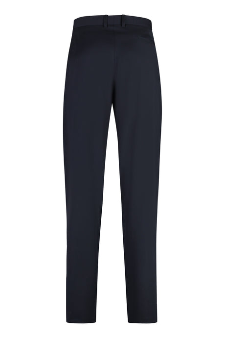 GIORGIO ARMANI Men's Blue Wool Trousers for SS24