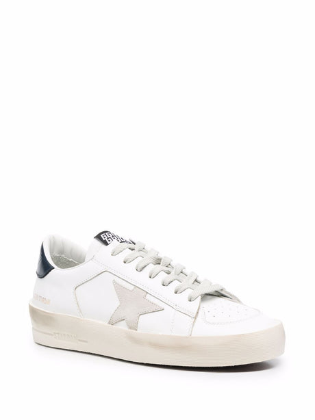 GOLDEN GOOSE Men's White Leather Sneakers for FW23