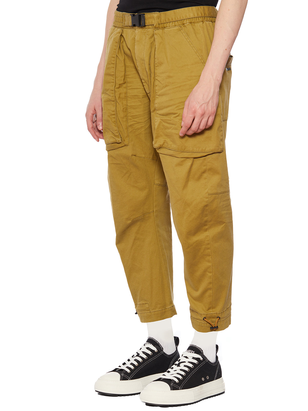 男士米色棉质裤子 - FW23系列