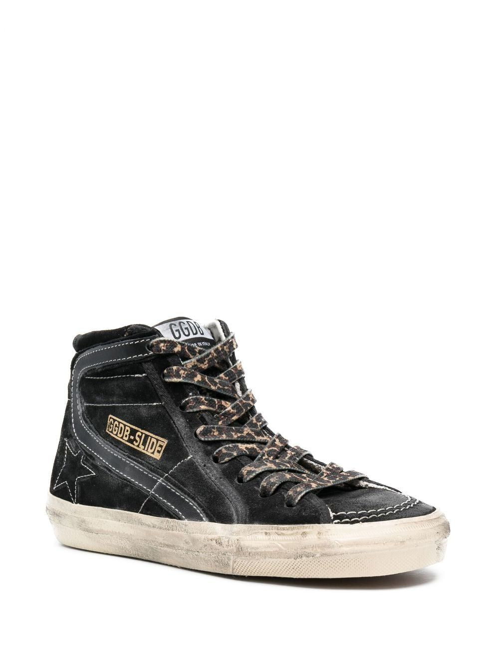 GOLDEN GOOSE Black and Shiny Leather Sneakers for Women - SS23 Collection