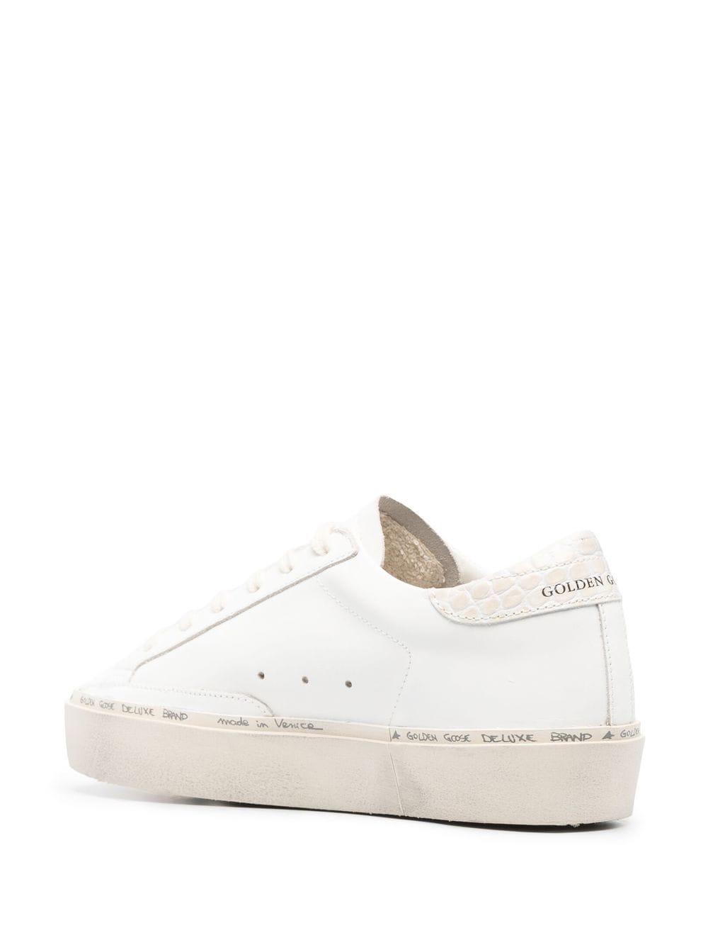 GOLDEN GOOSE Women's White Leather Low-Top Sneakers - 2024 FW Collection