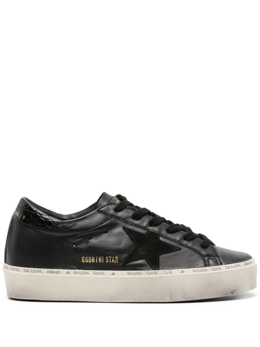 GOLDEN GOOSE Black Hi Star Sneakers for Women - SS24 Collection
