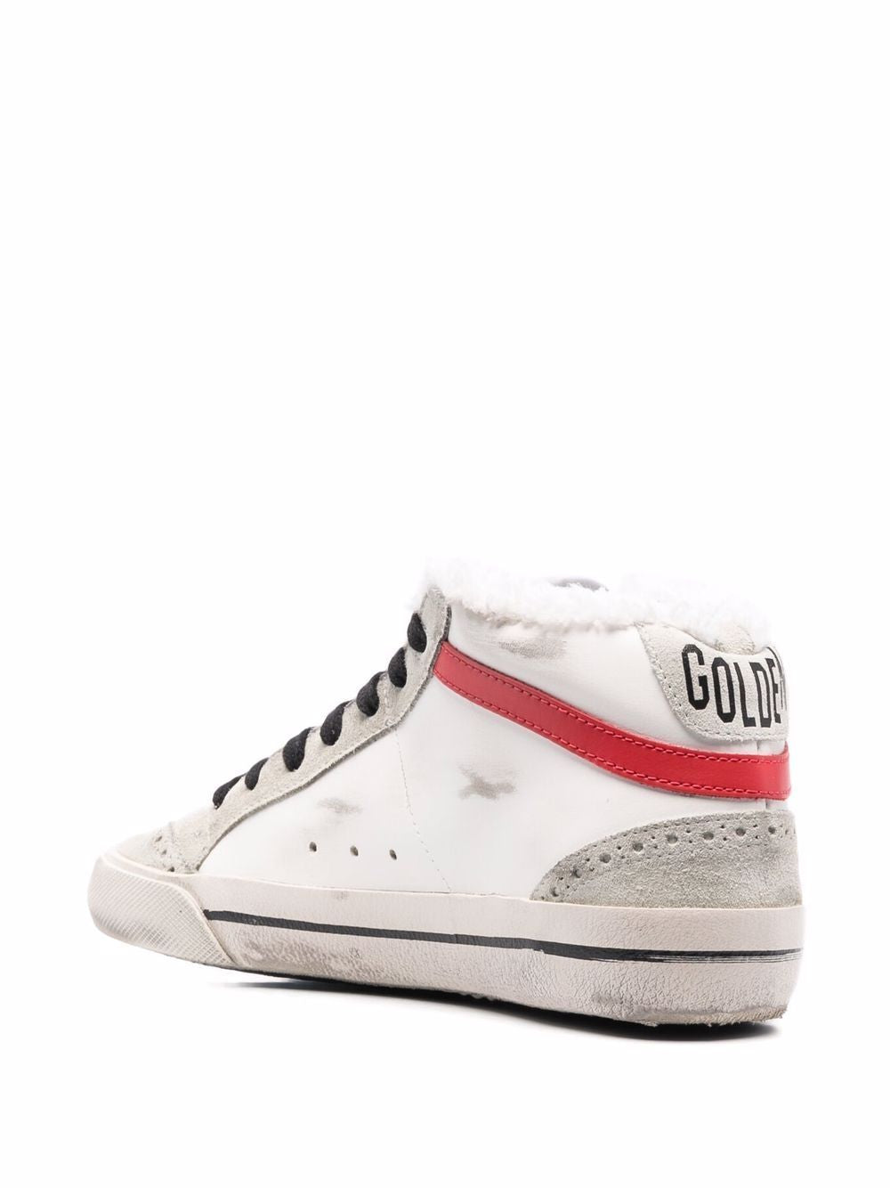 GOLDEN GOOSE White Mid Star Sneaker for Women - SS22 Collection