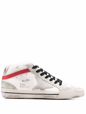 GOLDEN GOOSE White Mid Star Sneaker for Women - SS22 Collection