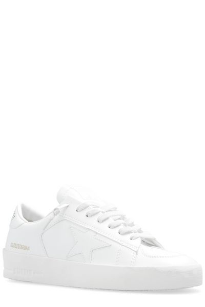 GOLDEN GOOSE Futuristic White Leather Sneaker for Women