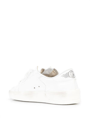 GOLDEN GOOSE Women's White Leather Sneakers - SS24 Collection