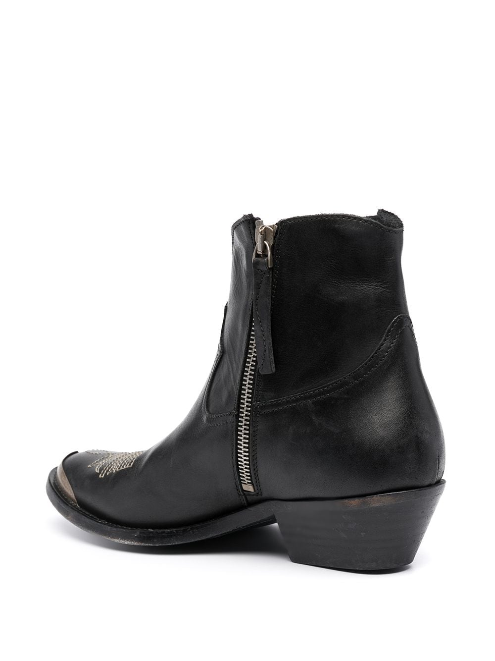 GOLDEN GOOSE YOUNG LEATHER BOOTS