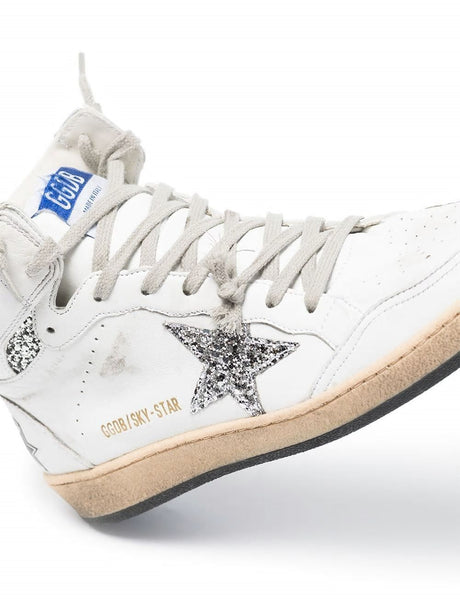 GOLDEN GOOSE Fashionable White High-top Sneakers for Women