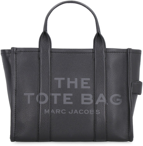 MARC JACOBS Mini Black Leather Tote Handbag - Unisex, Iconic Style for All Seasons