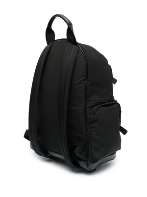 TOM FORD Modern Leather Backpack for Men - Timeless Logo-Patch Design