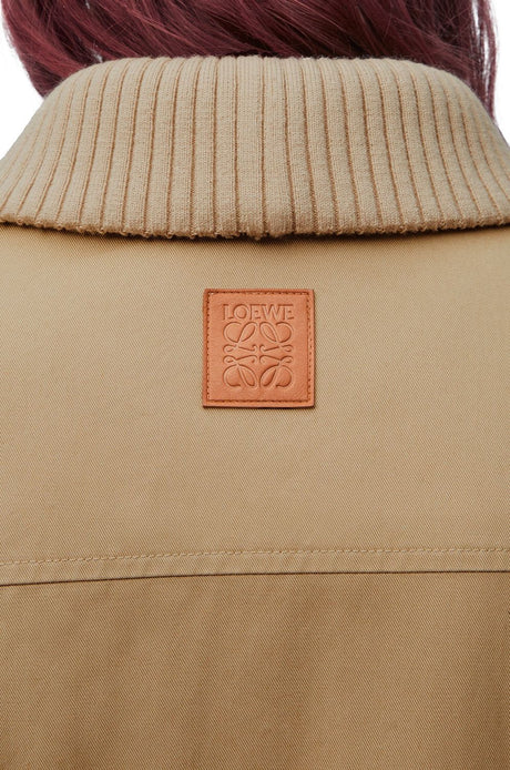 LOEWE Contemporary Sand-Toned Outerwear Jacket