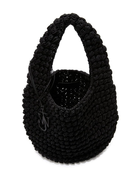 JW ANDERSON Stylish Black Pouch Handbag for Women - SS24 Collection