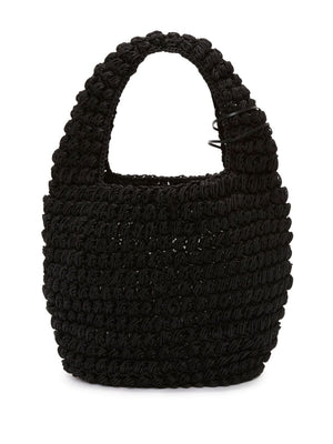 JW ANDERSON Stylish Black Pouch Handbag for Women - SS24 Collection