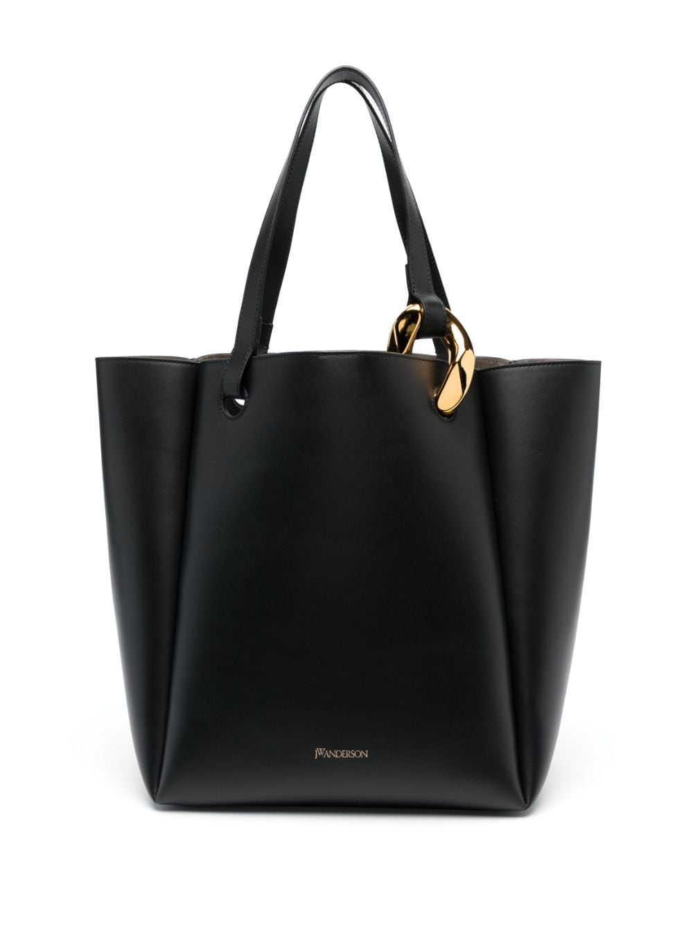 JW ANDERSON Stylish Chain Basket Tote for Women in Black