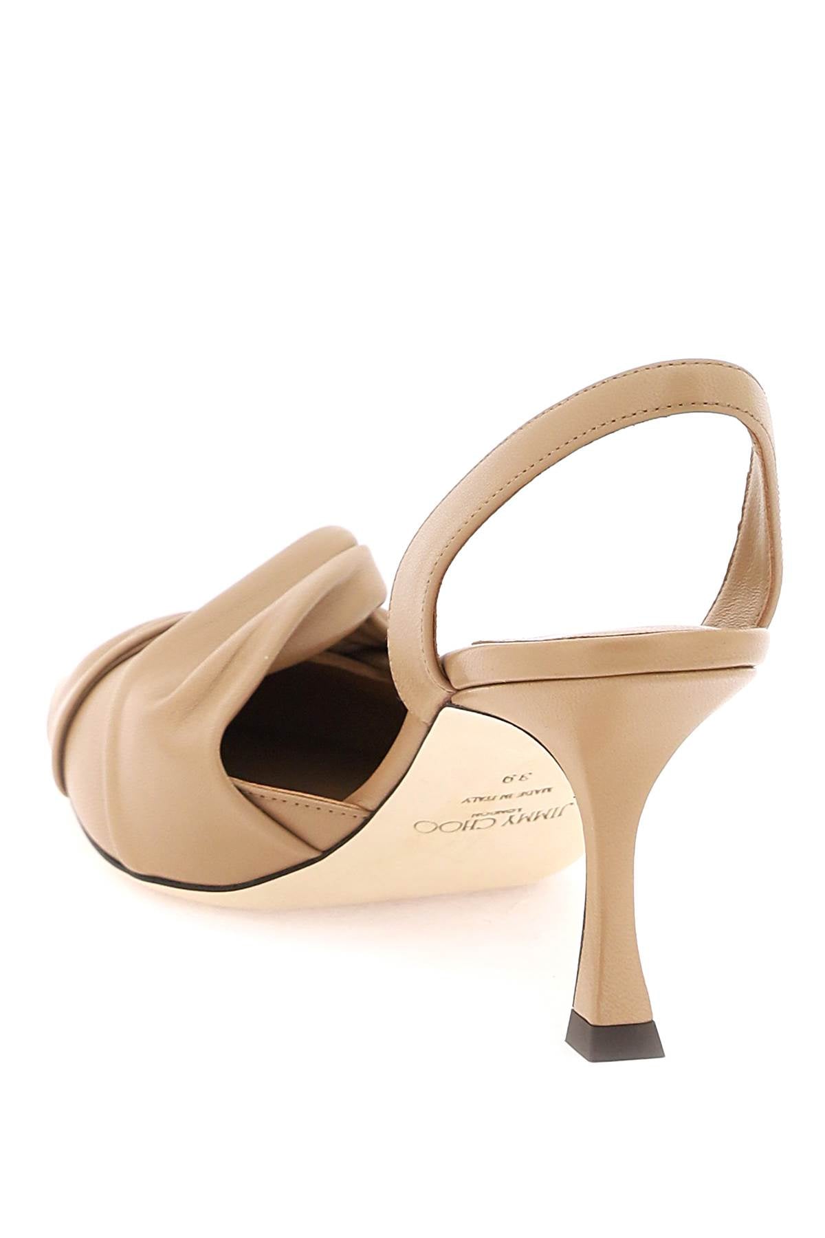 JIMMY CHOO Hedera Slingback Pumps - Neutral Heeled Shoes for Women