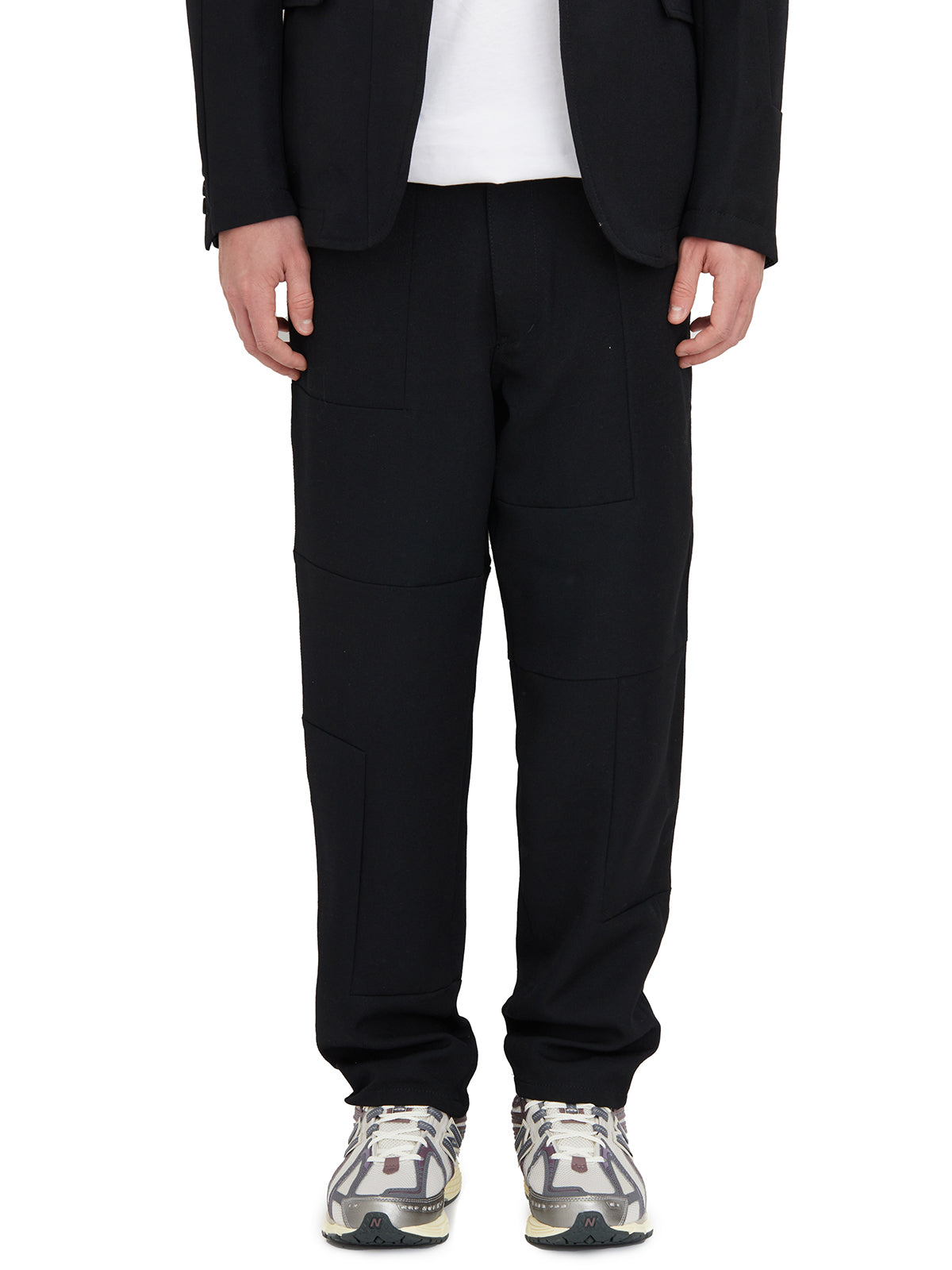 COMME DES GARÇONS SHIRT Stylish Wool Sartorial Pants for Men in Black - SS24