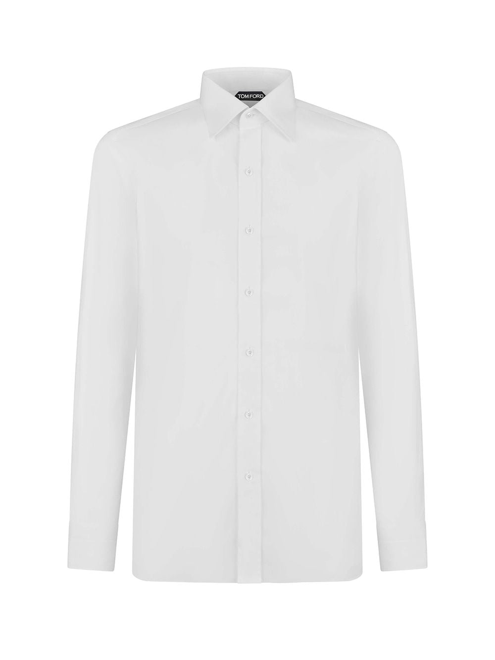 男士白色棉质衬衫 | SS24系列